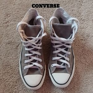 GRAY HIGH TOP ALL STAR CONVERSE
